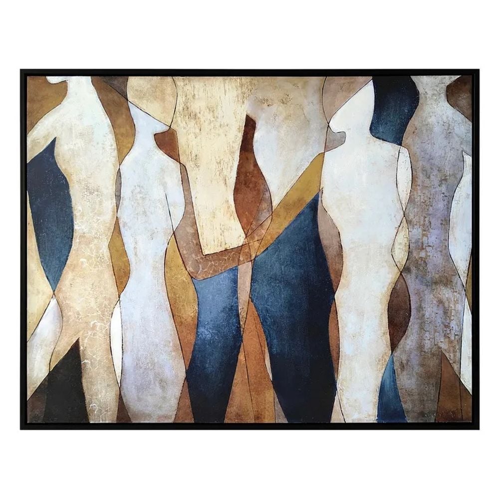 Cafe Lighting & Living Abstract Figures Enhanced Canvas Print by Cafe Lighting & Living - ISBN: 9320294144084
