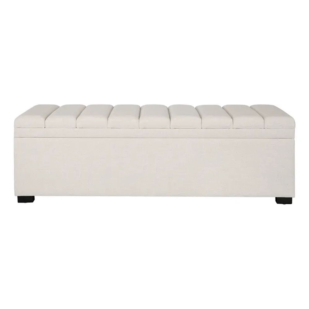 Cafe Lighting & Living Soho Storage Bench Ottoman (Ecru) by Cafe Lighting & Living - ISBN: 9320294145807