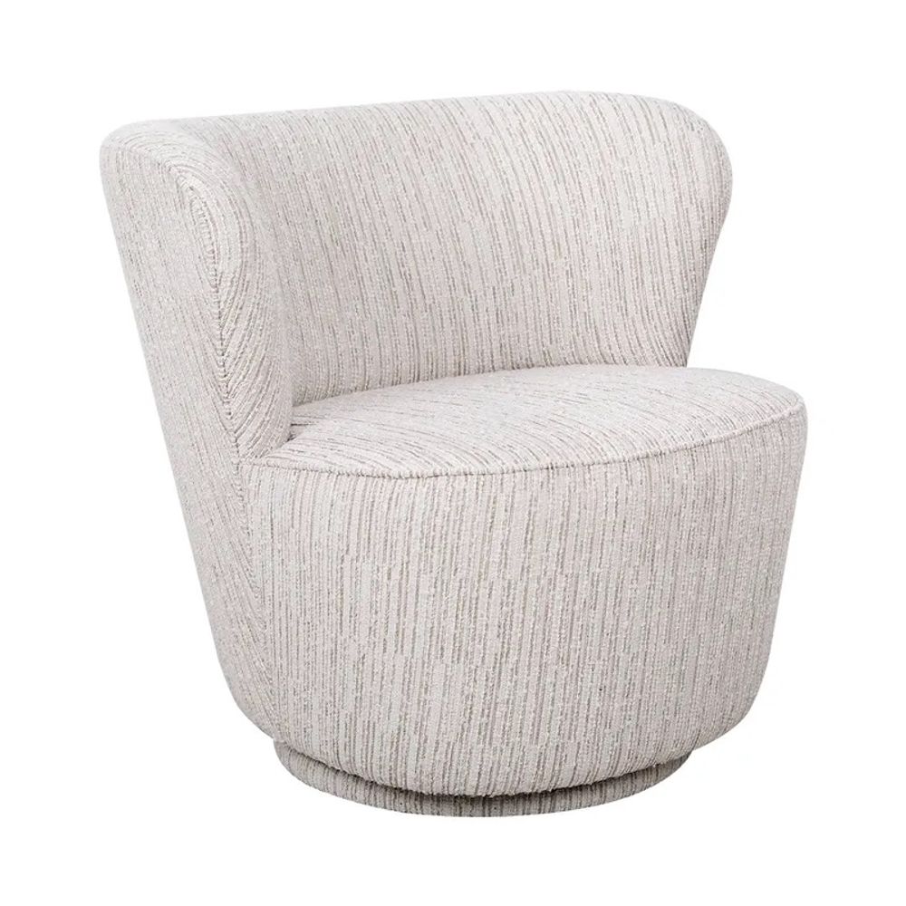 Cafe Lighting & Living Alberta Swivel Chair (Ivory Weave) by Cafe Lighting & Living - ISBN: 9320294146125