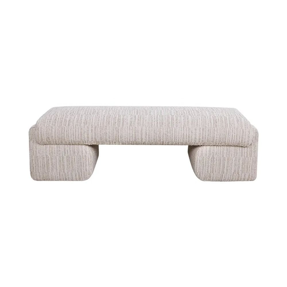 Cafe Lighting & Living Cairo Bench Ottoman (Ivory Weave) by Cafe Lighting & Living - ISBN: 9320294146156