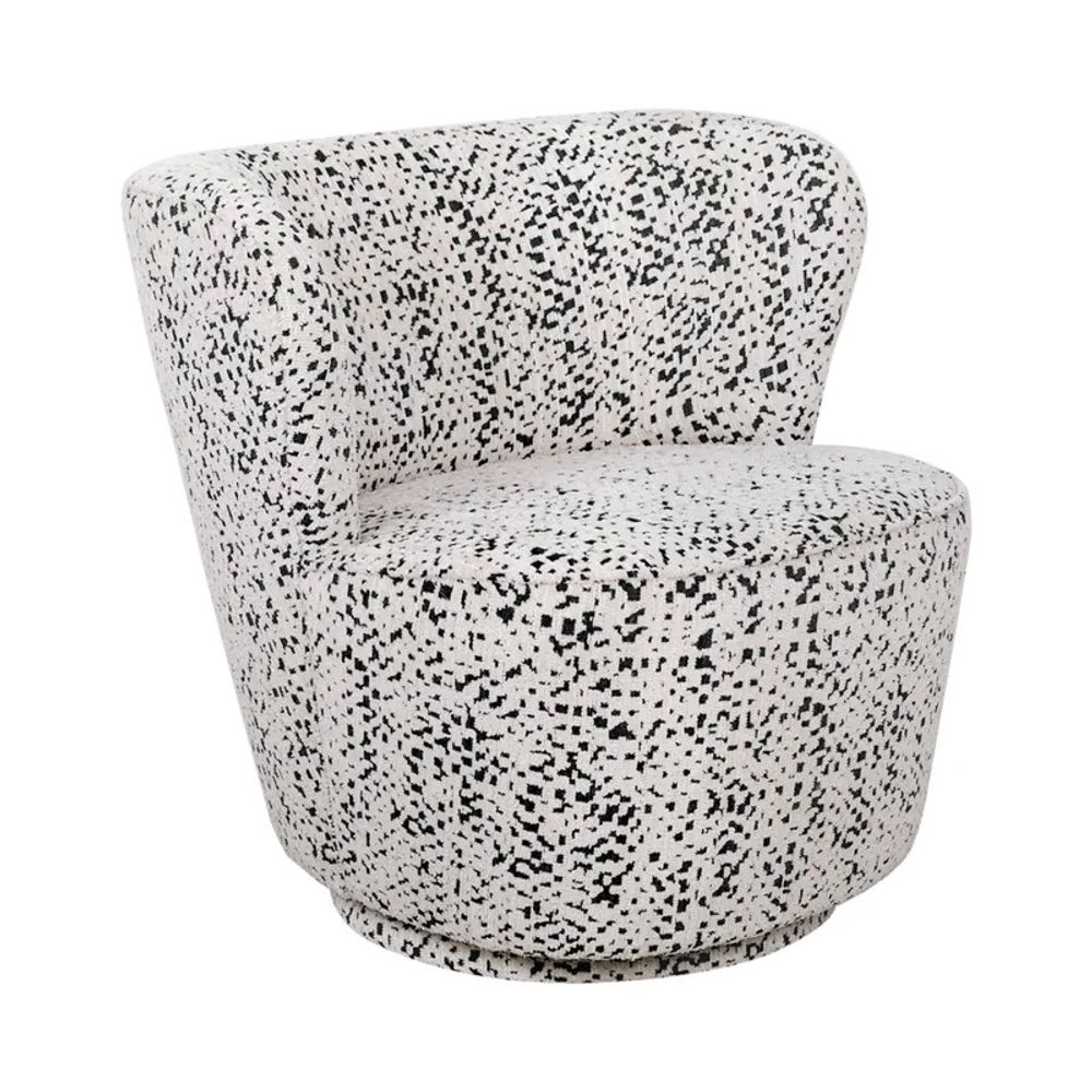 Cafe Lighting & Living Alberta Swivel Chair (Charcoal Jacquard) by Cafe Lighting & Living - ISBN: 9320294147511