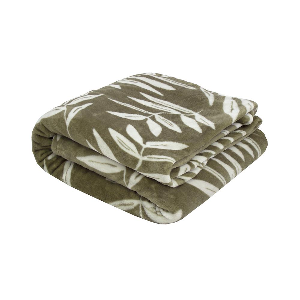 Bambury Hakea Ultraplush Blanket (Olive) 180 x 230cm Buy online at