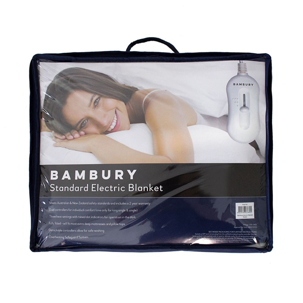 Bambury Electric Blanket Super King Buy online at The Nile