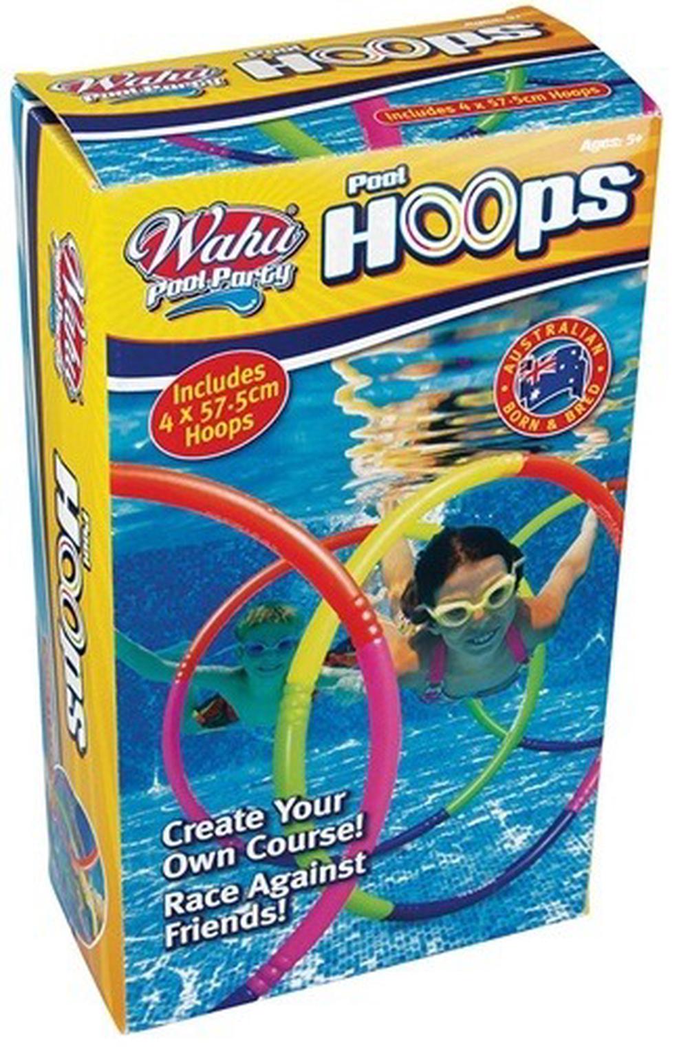 Wahu Pool Party Pool Hoops 4 Pack Buy online at The Nile