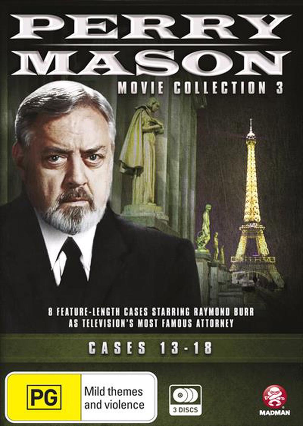 Perry Mason Movie Collection 3 Cases 13 18 DVD Buy online