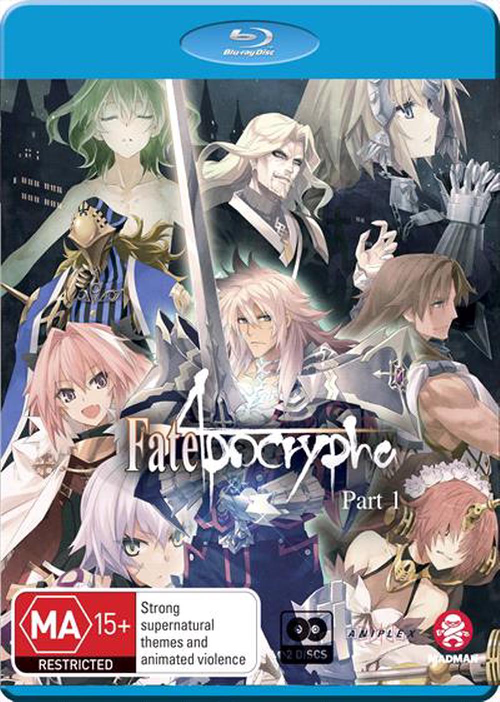 Fate/Apocrypha: Part 1: Eps 1-12, Blu-Ray | Buy online at The Nile