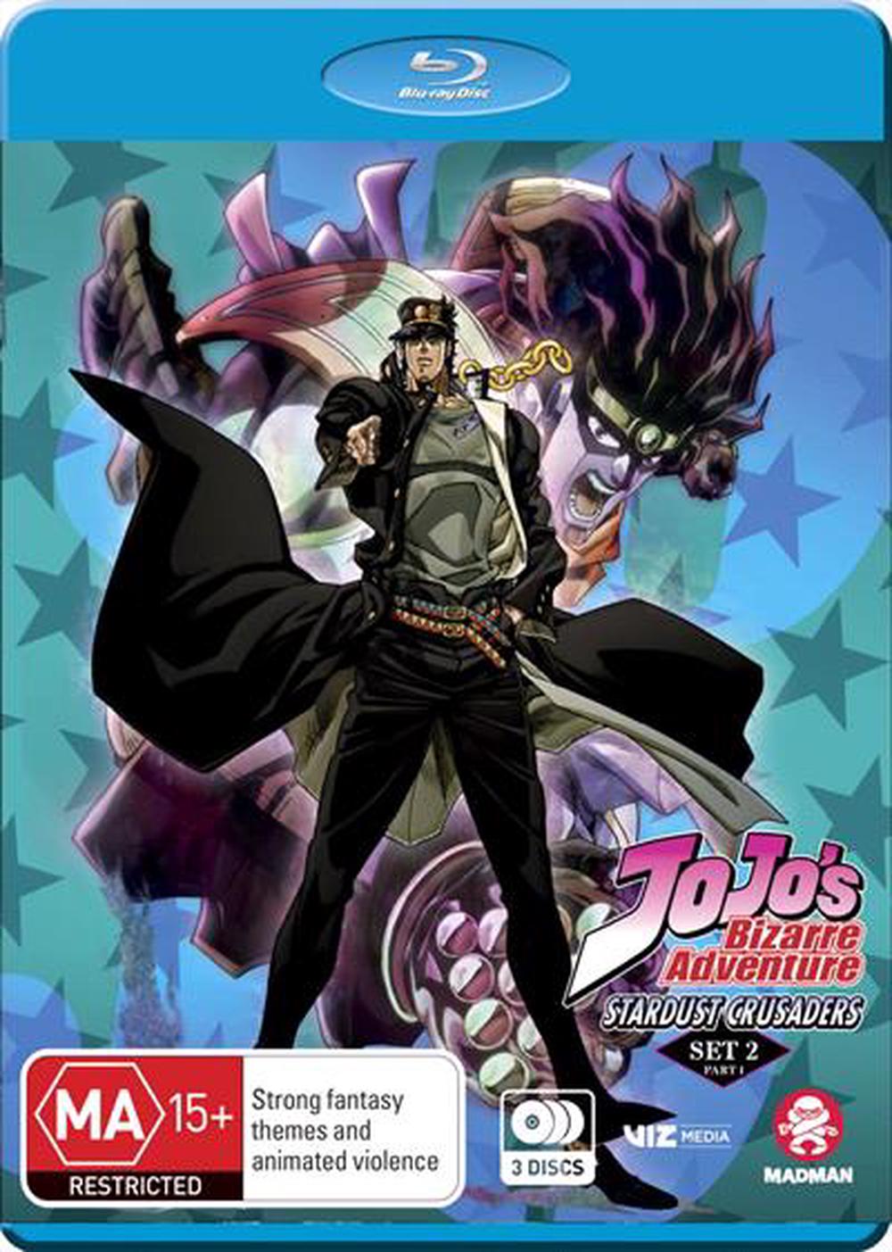 Jojo's Bizarre Adventure : Set 2 : Part 1 : Eps 1-24, Blu-Ray | Buy ...