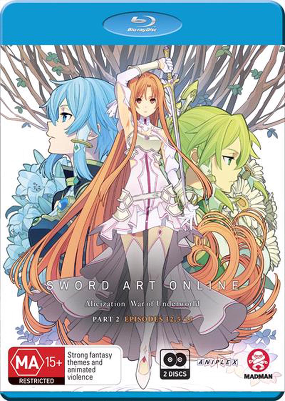 Sword Art Online Alicization - War Of Underworld: Part 2: Eps 12.5-23: Limited Edition, 9322225242142