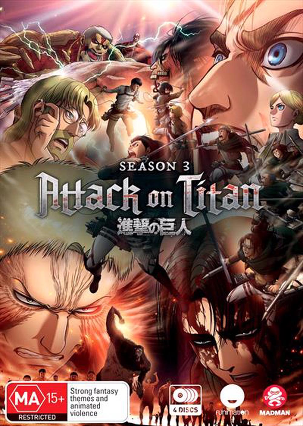 Attack on titan hot sale 3 season online