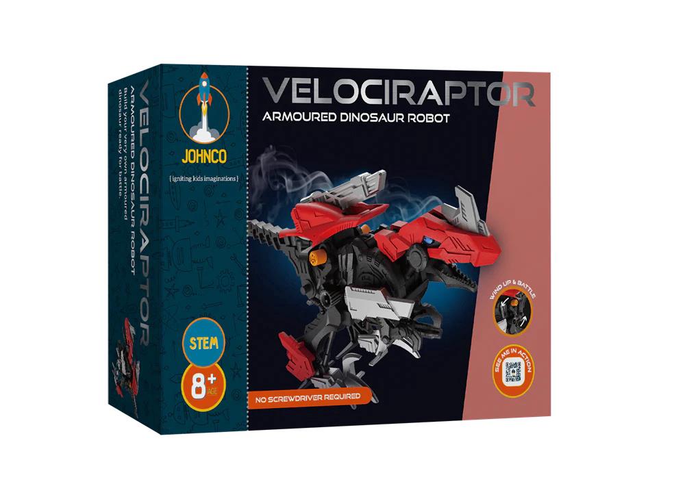 Johnco Velociraptor - Armoured Dinosaur Robot, 9322318008280