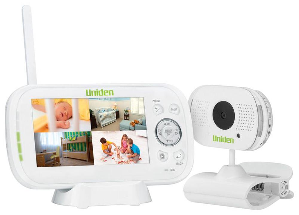 Uniden 4.3" Digital Wireless Baby Video Monitor With Remote Viewing Via