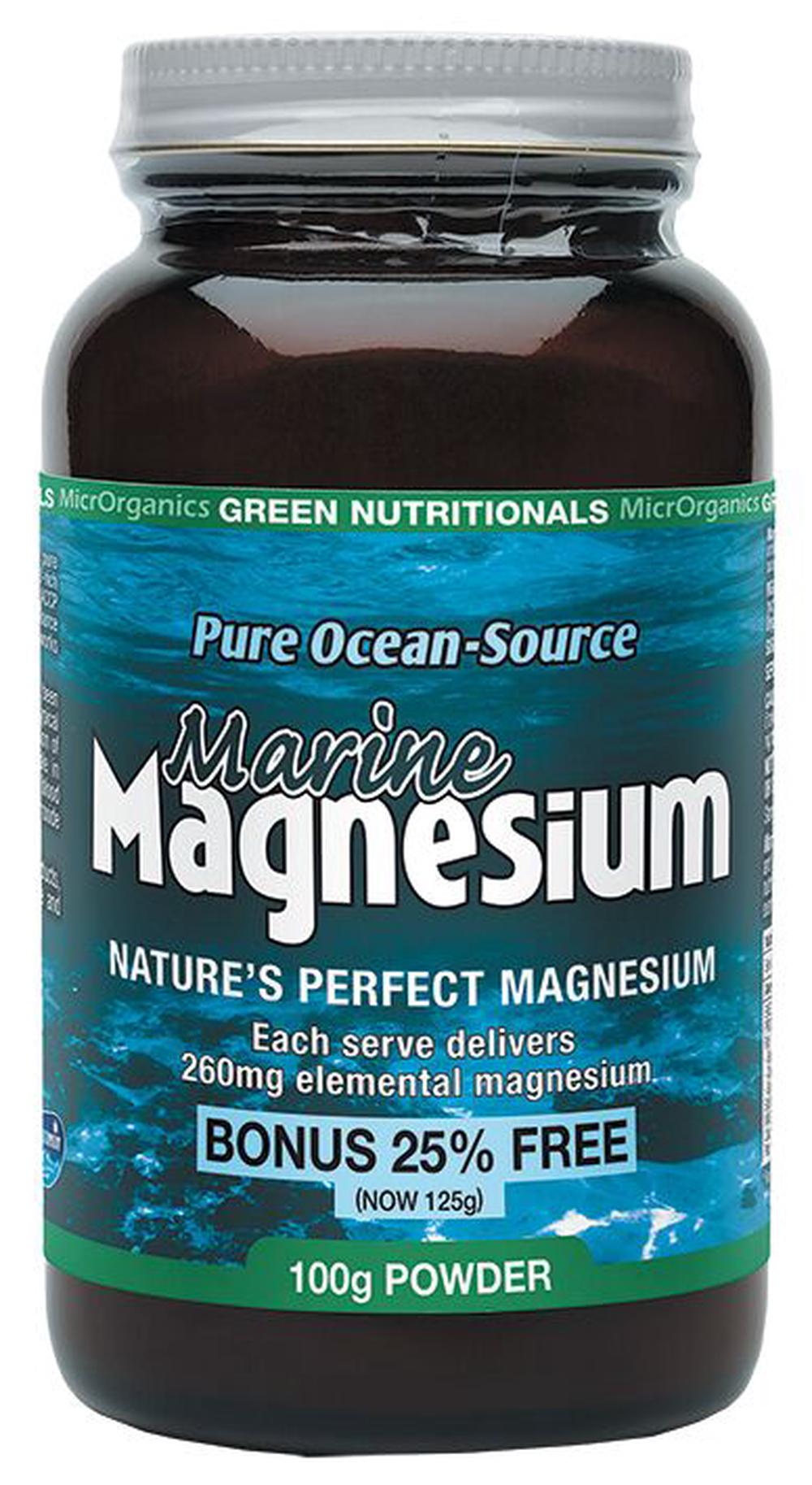 Pure Ocean-Source Marine Magnesium Powder - 100g, 9322837004091