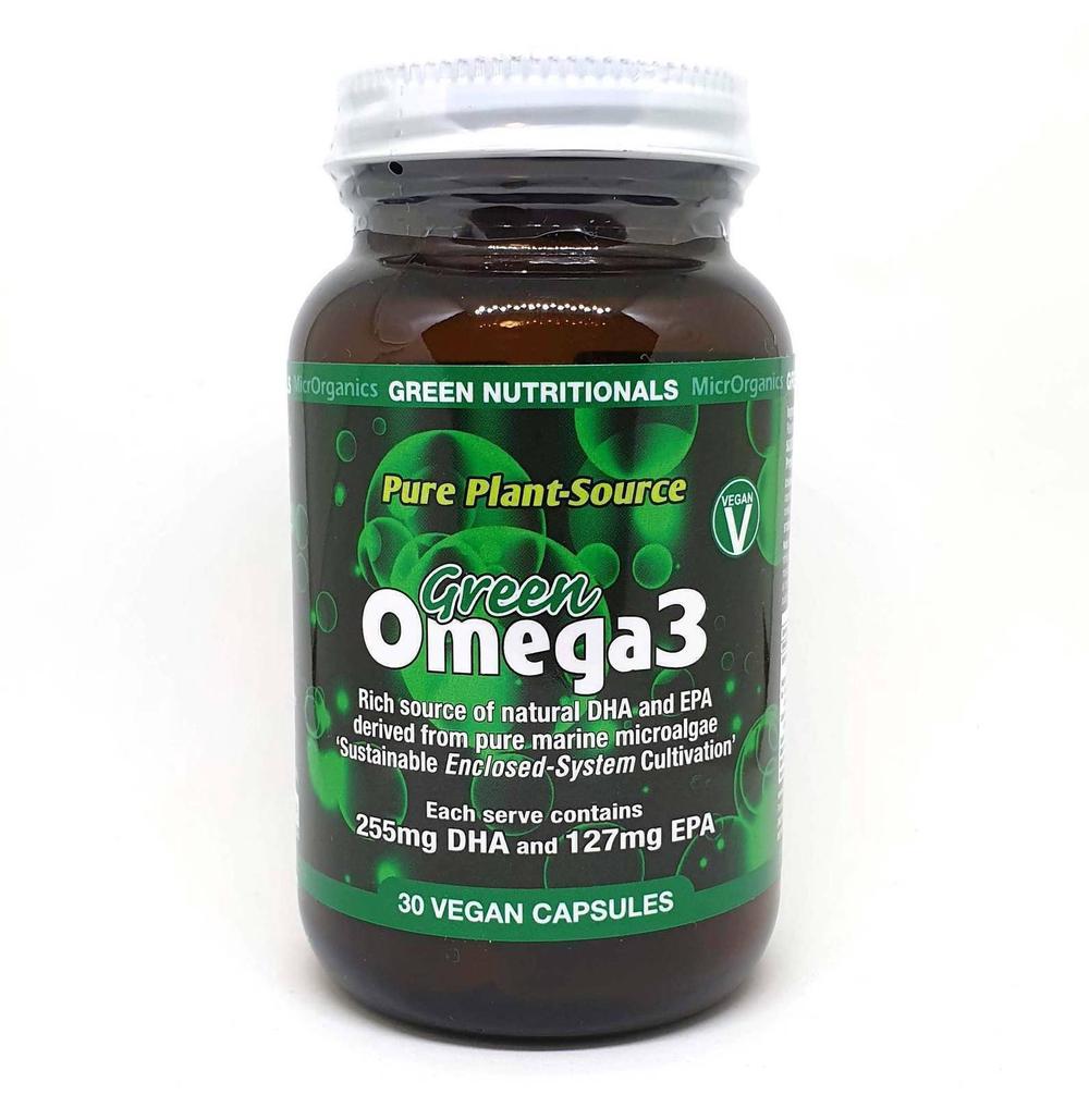 Green Omega-3 Vegan Capsules, 30 Caps - 127mg, 9322837004213