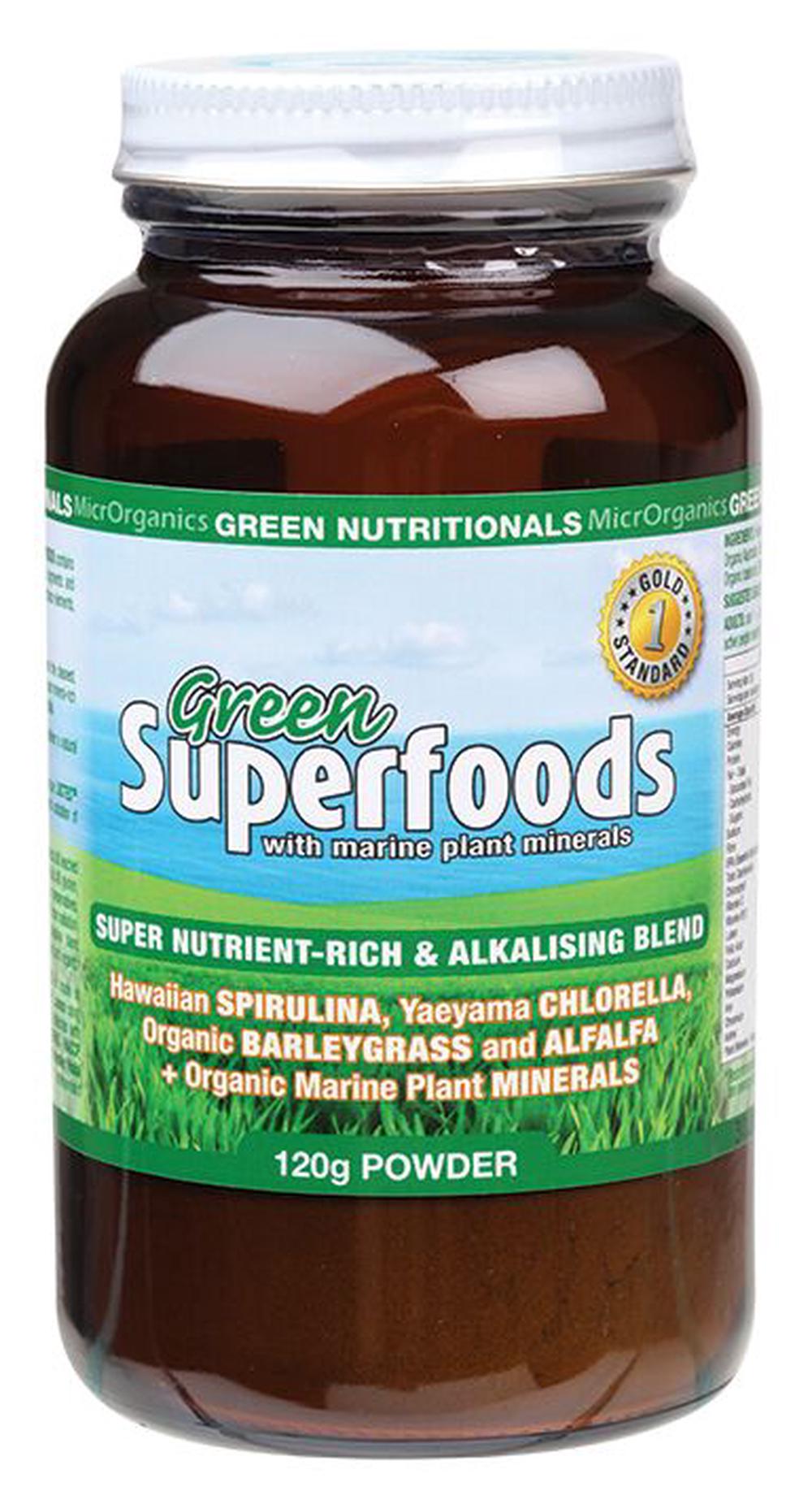 Green Superfoods Powder, 9322837006712