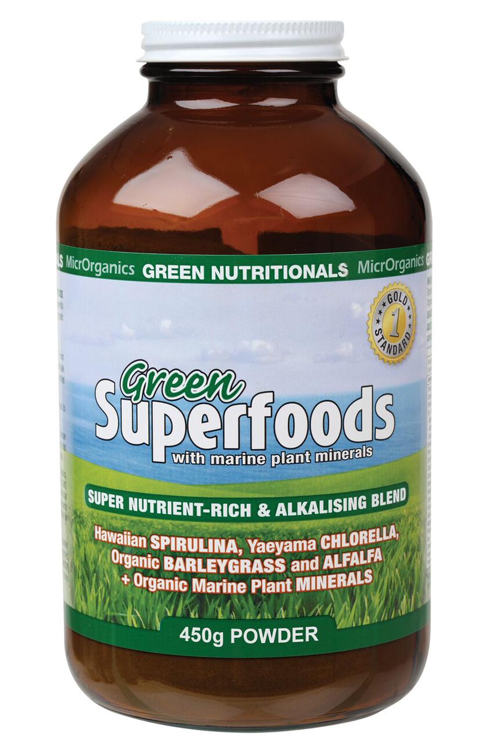 Green Superfoods Powder, 9322837006729