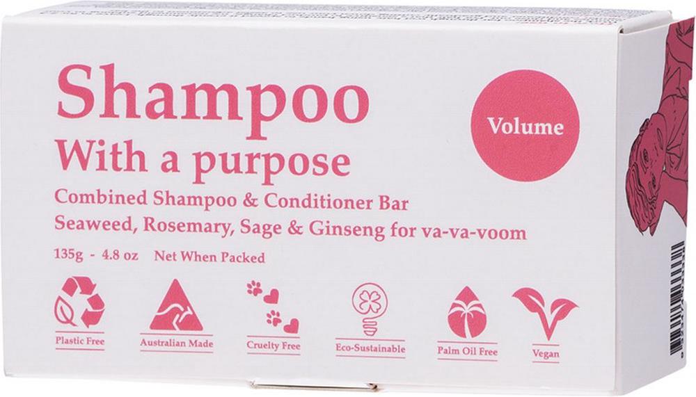 Shampoo & Conditioner Bar (Volume) - 135g, 9323474033338