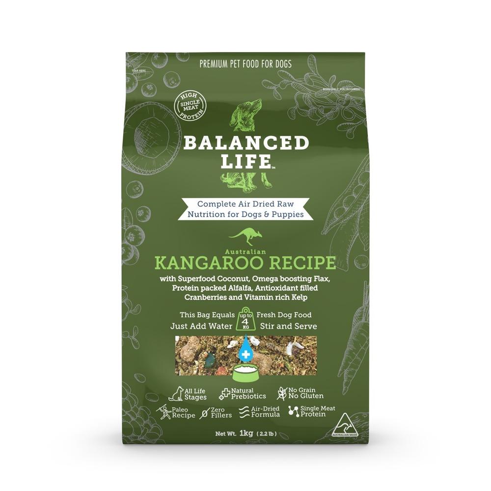 Balanced Life Kangaroo Air Dried Dog Food 200g Buy online at The Nile