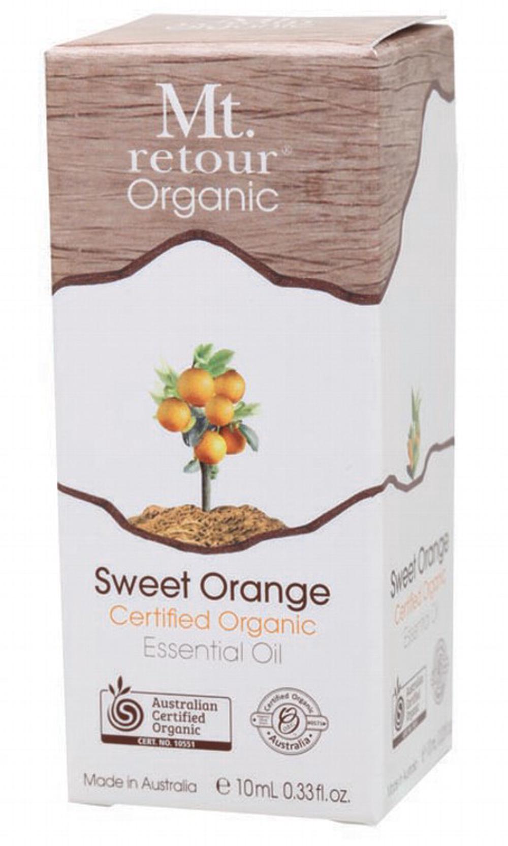 Mt Retour 100% Essential Oil (Sweet Orange) - 10mL, 9324525092106