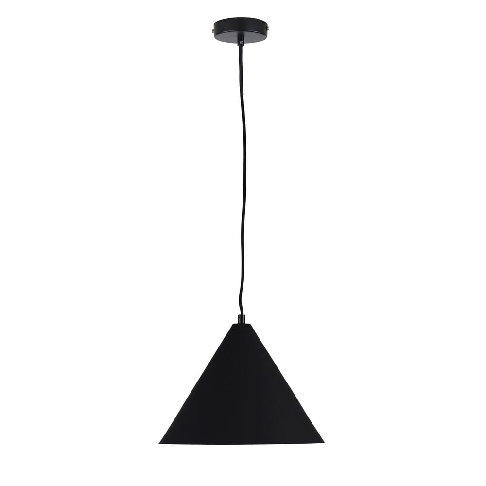 Oriel Lighting Conic Single Pendant Light (Black) - 28cm by Oriel Lighting - ISBN: 9324879223461