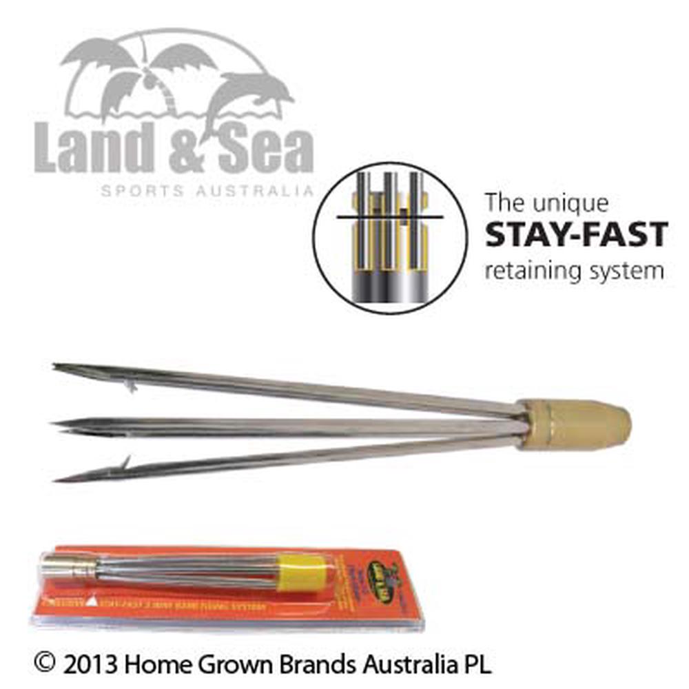 Land & Sea Sports Brass 5 Barb Cluster 5/16, 9325132030147