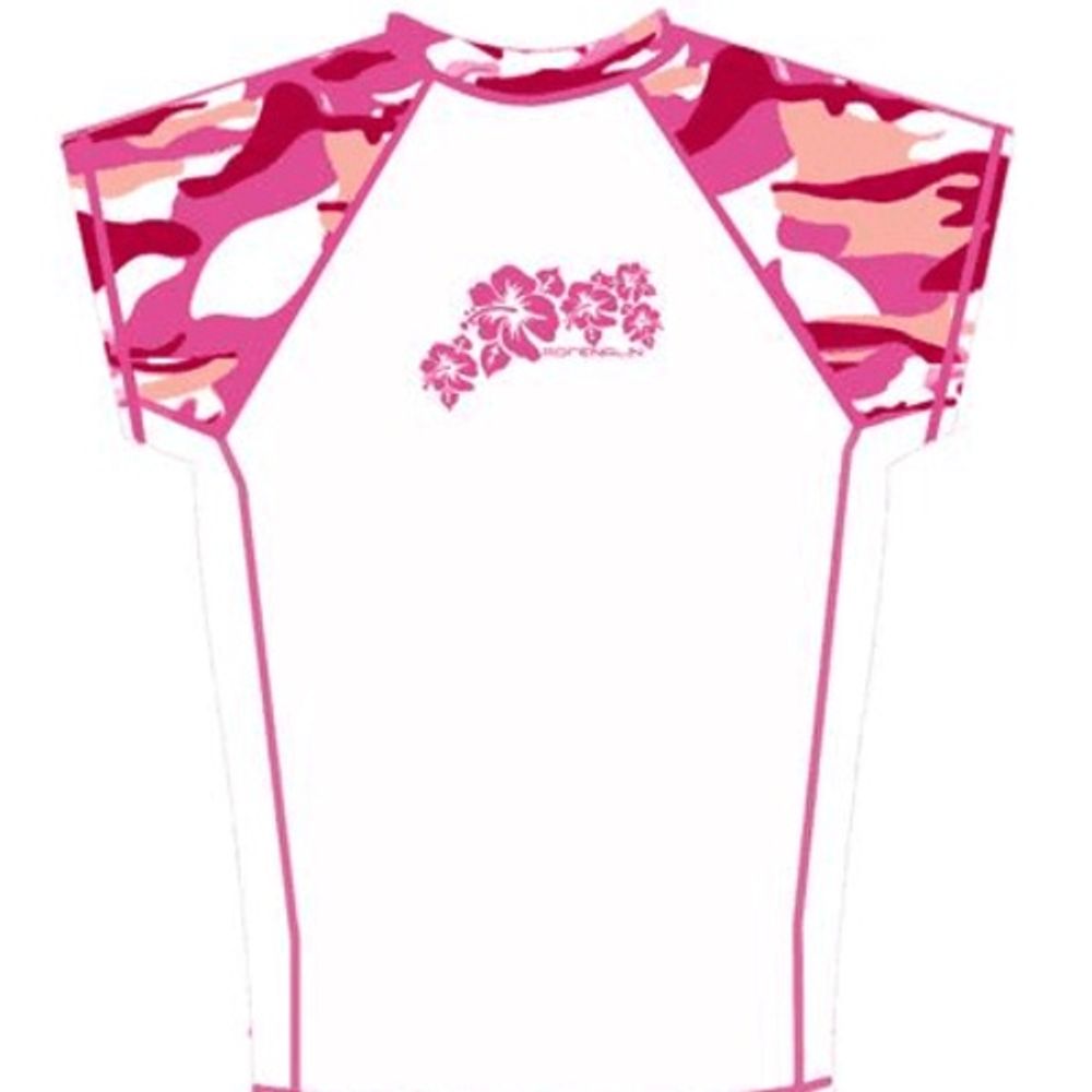 Adrenalin Ladies Short Sleeve Rash Vest (Pink Camo) - Size 10 by Adrenalin - ISBN: 9325132034862