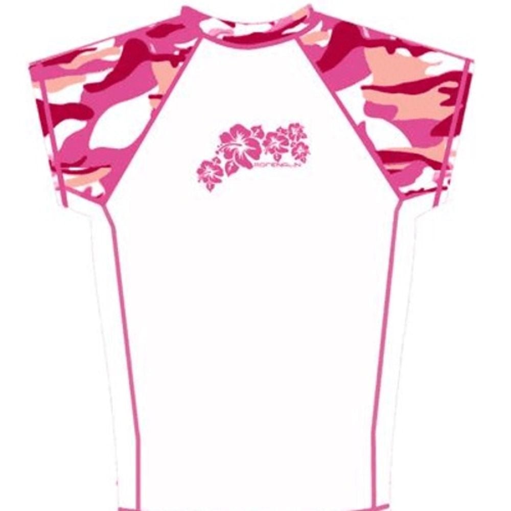 Adrenalin Ladies Short Sleeve Rash Vest (Pink Camo) - Size 12 by Adrenalin - ISBN: 9325132034879