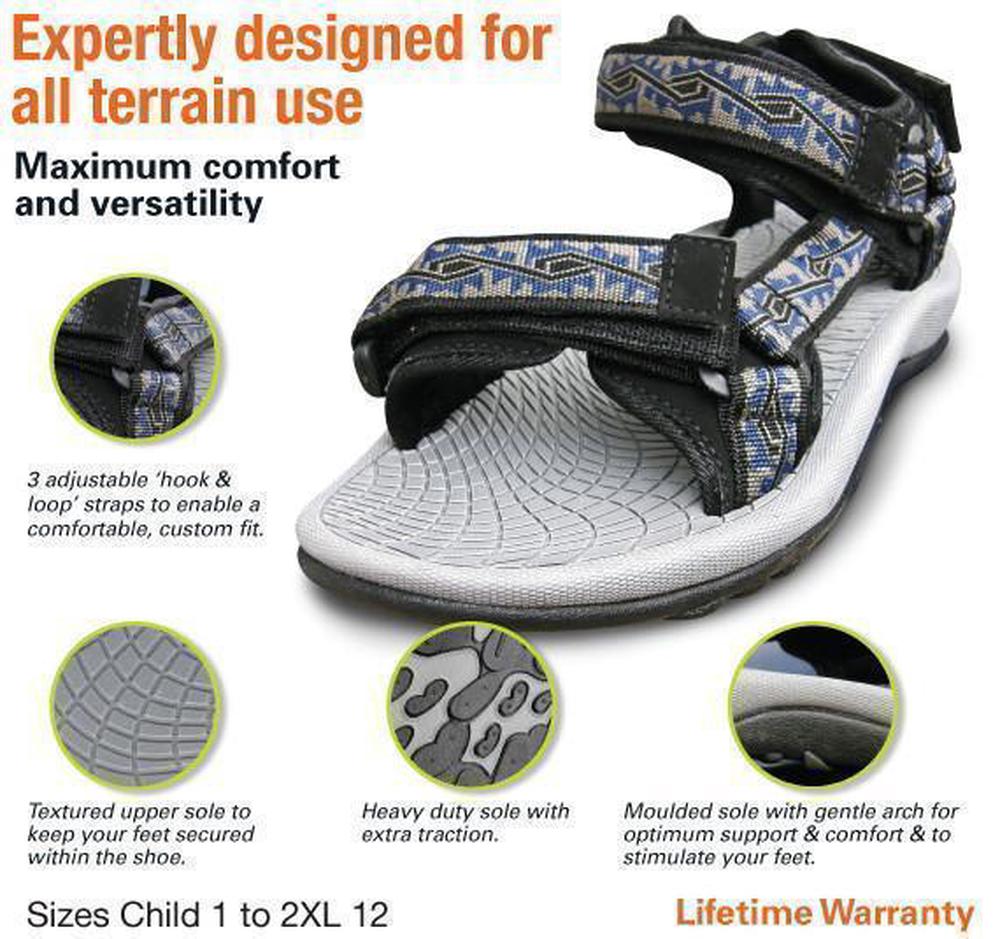 Adrenalin Sports Sandals - Size 2, 9325132036996