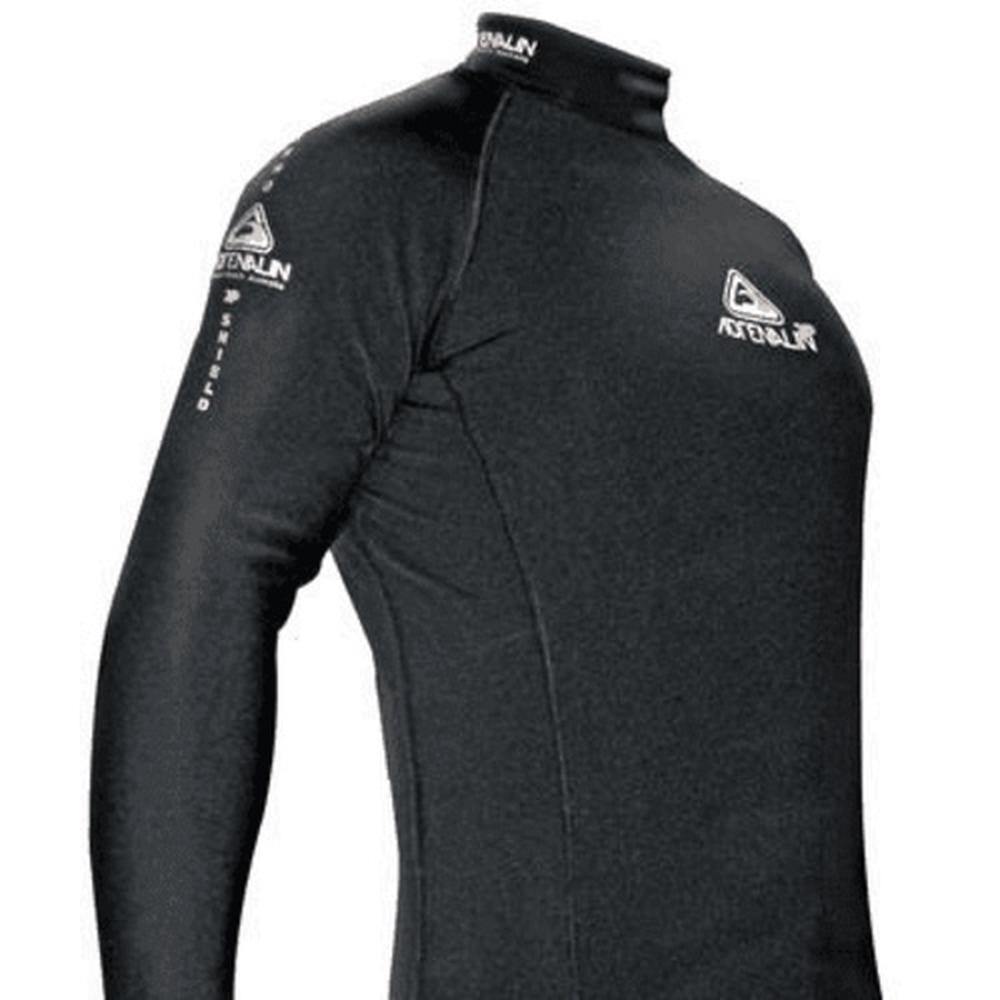 2P Thermal Long Sleeve Rashtop (Black), 9325132041129