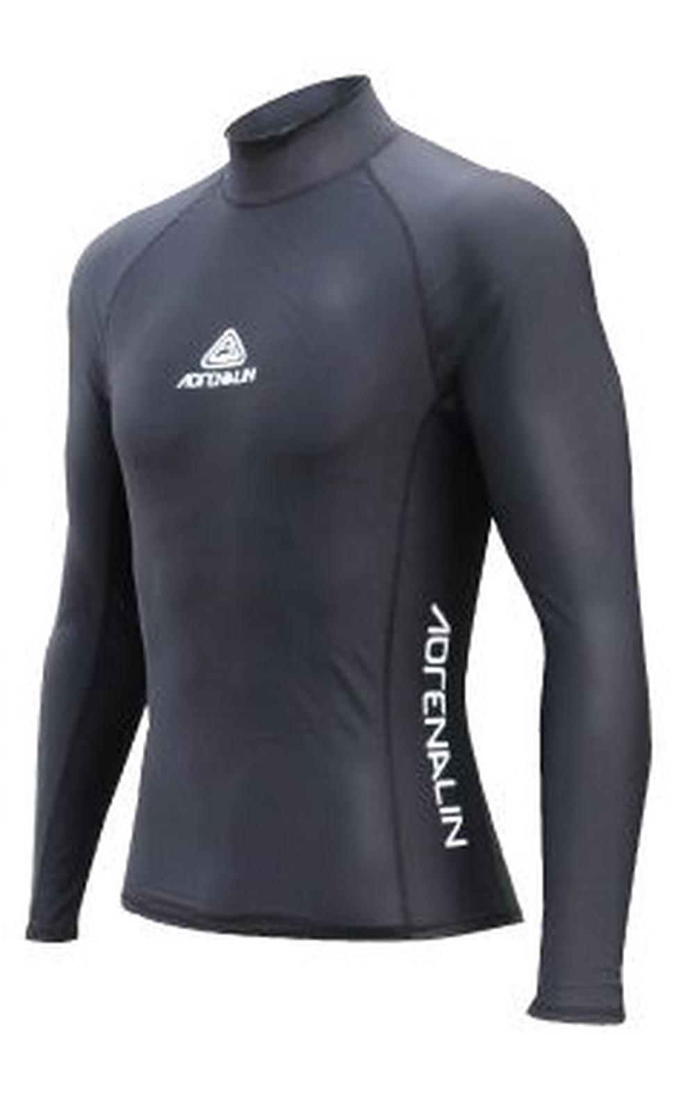 Adrenalin Rashvest Men Long Sleeve (Black) - Large, 9325132042157