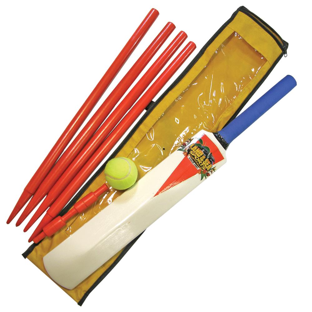 Land & Sea Beach Cricket Set with Wooden Bat No.1, 9325132042775