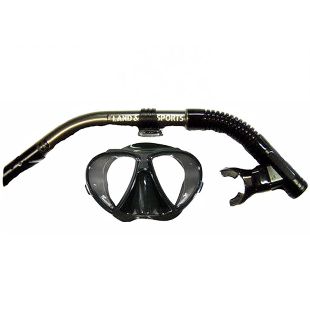 Resort Mask/Snorkel Silcone Set (Black), 9325132046414