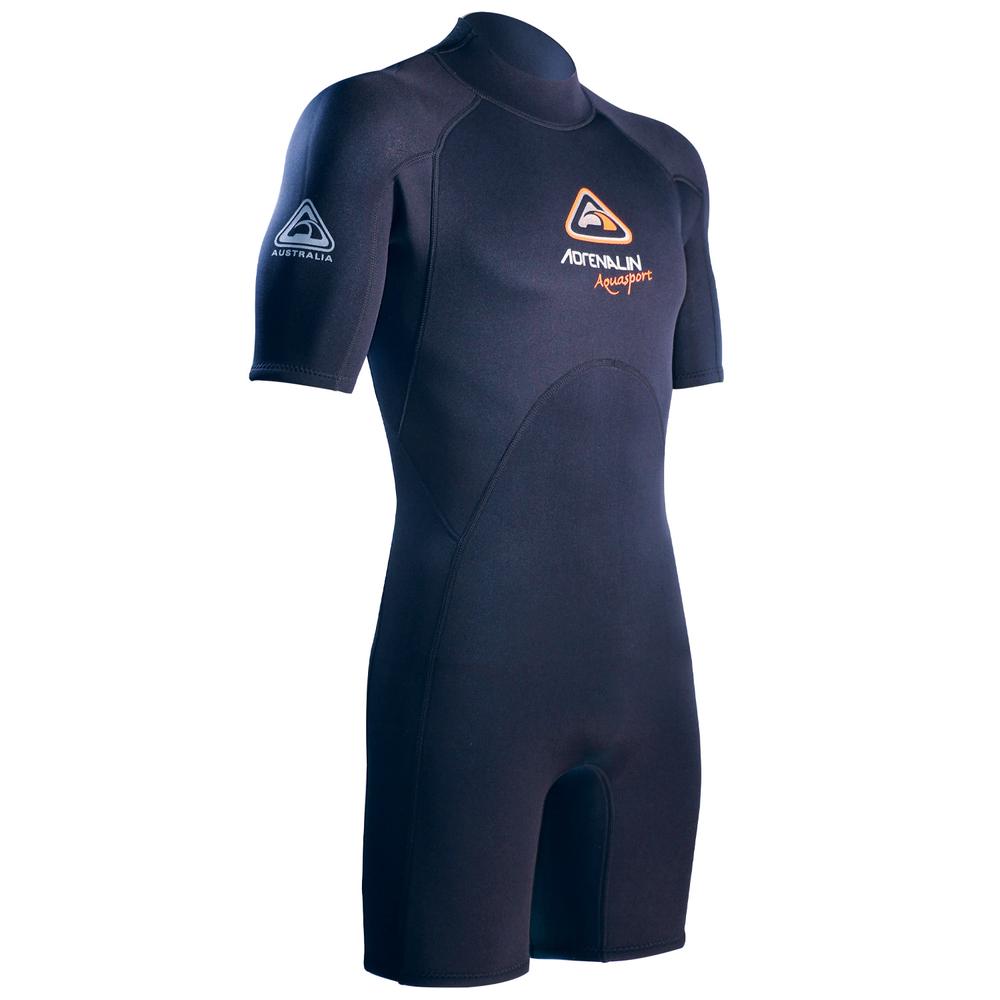 Aquasport 2mm Spring Suit (Black), 9325132047398