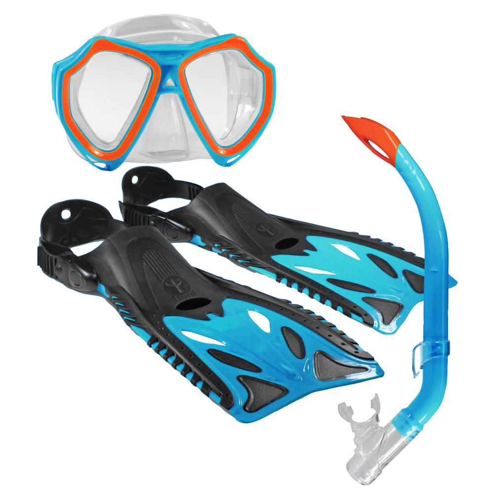 Nipper Complete Snorkelling Set Child (Blue), 9325132053399