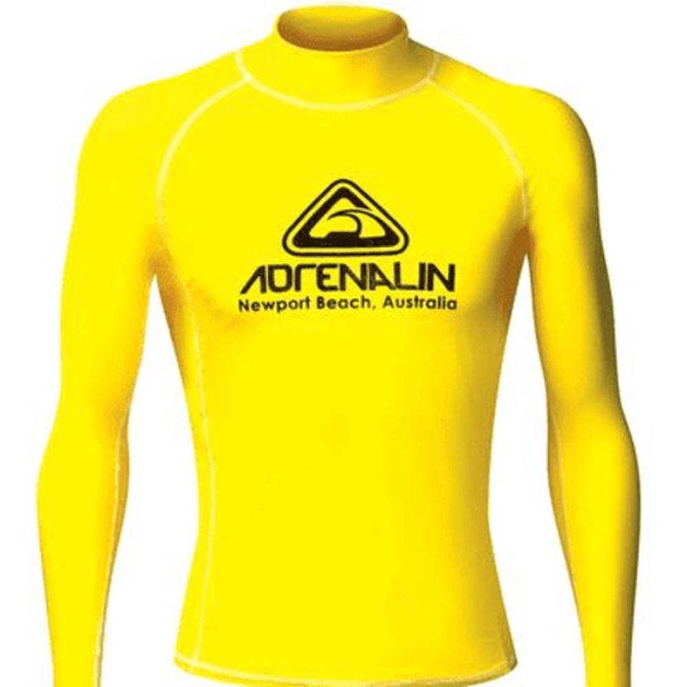 Adrenalin High Visibility Junior Rash Vest (Yellow) - Size 16, 9325132054747