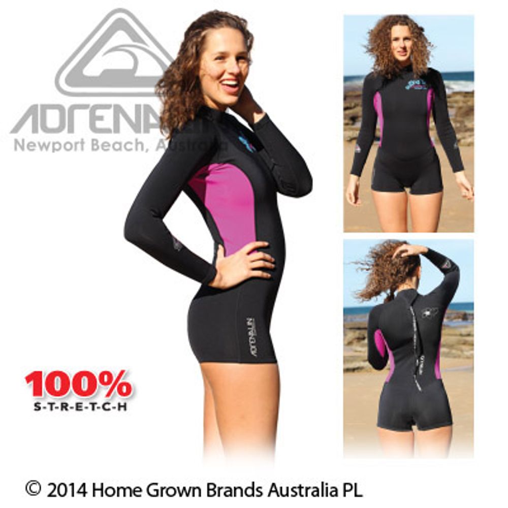 Adrenalin Wahine Ladies Long Sleeves Boyleg Wetsuit - Size 6 by Adrenalin - ISBN: 9325132059384