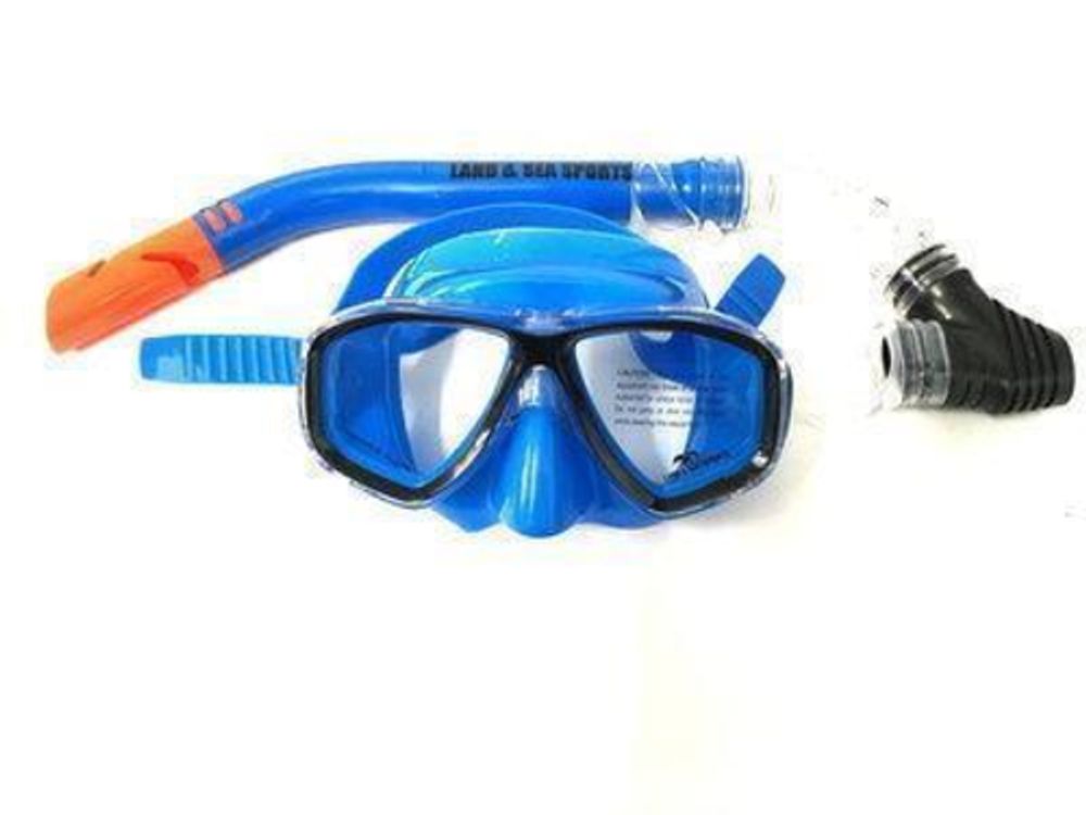 Land & Sea Clearwater Mask and Snorkel Set (Blue) by Land & Sea - ISBN: 9325132067297