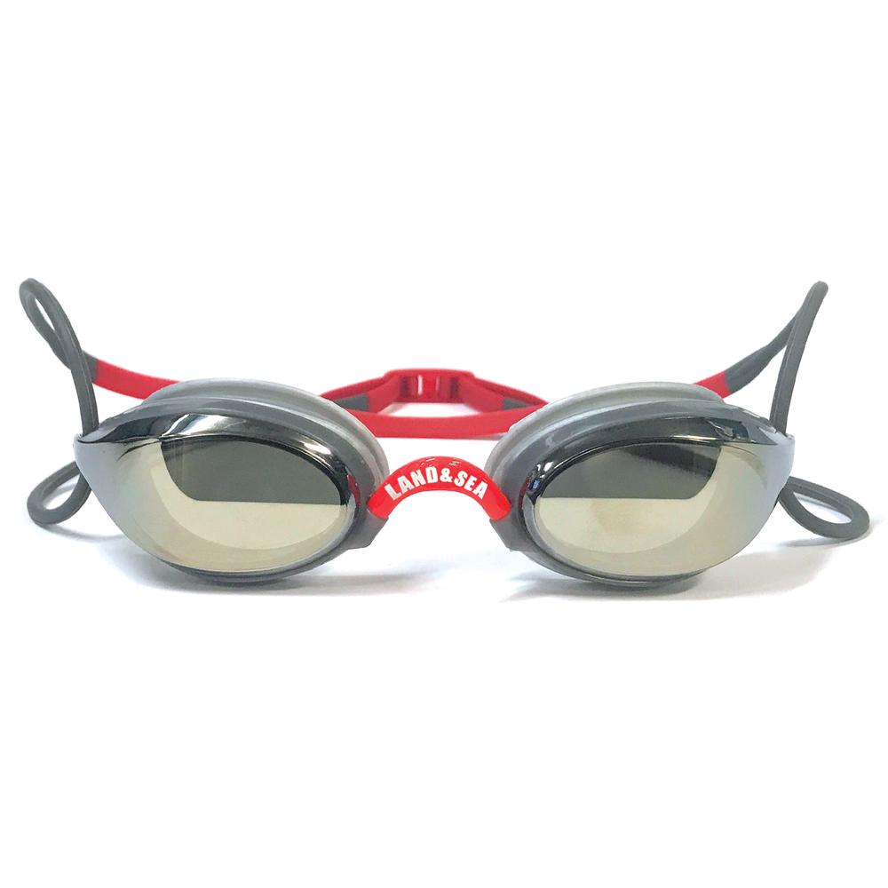 Mirror Race Swim Goggles (Red), 9325132069529
