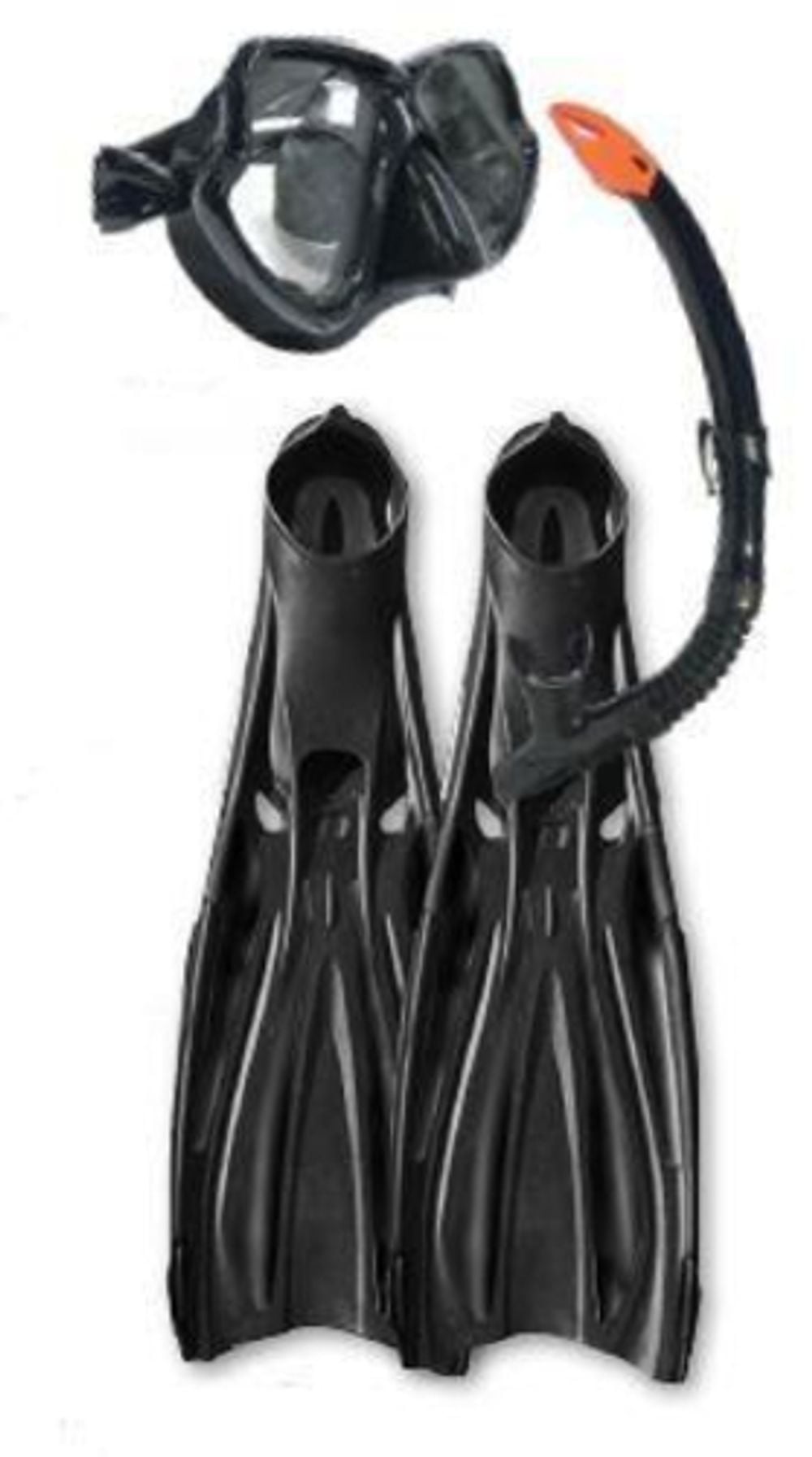 Land & Sea Whitsunday Mask Snorkel and Fin Set (Black) - Medium by Land & Sea - ISBN: 9325132069765