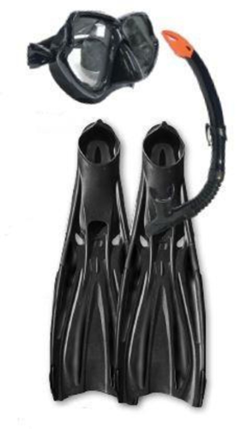 Land & Sea Whitsunday Mask Snorkel and Fin Set (Black) - Large by Land & Sea - ISBN: 9325132069789