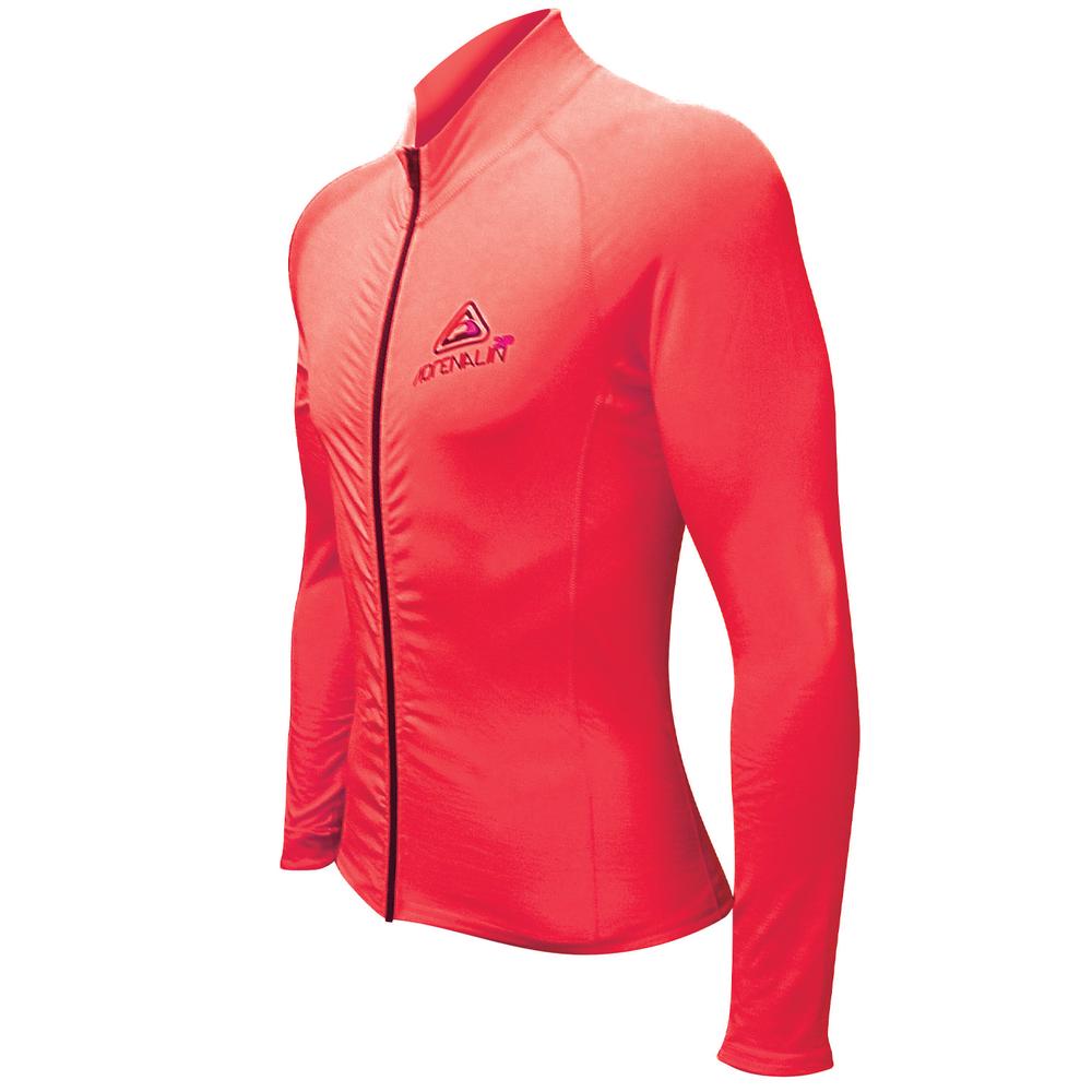 2P Long Sleeve Zip-Front Thermo Shield (Red), 9325132070754