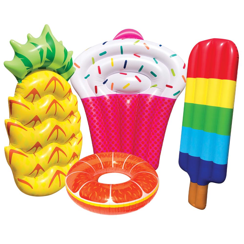 Pool Party Inflatables Set, 4pcs, 9325132071126