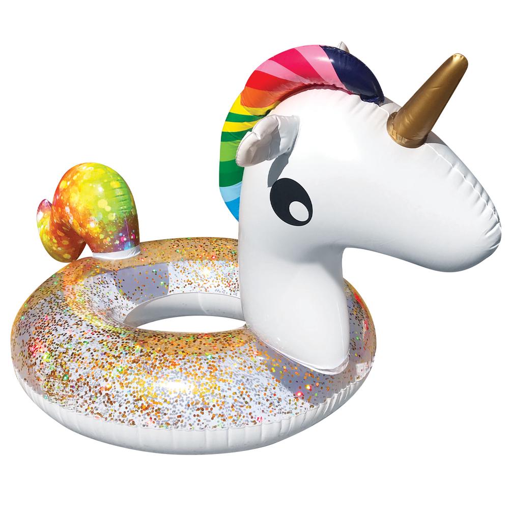 Bling Inflatable Unicorn Ring - 1 Metre, 9325132071157