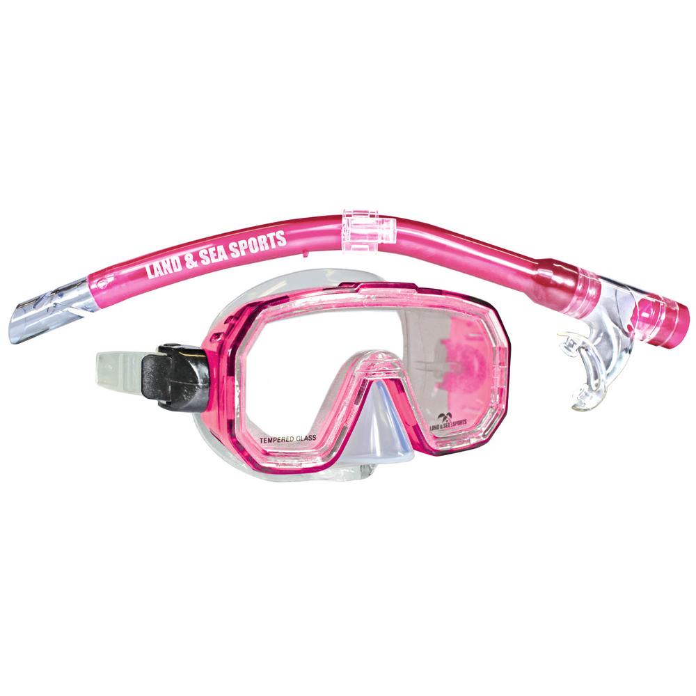 Kakadu Junior Silicone Mask & Snorkel Set (Pink), 9325132072932