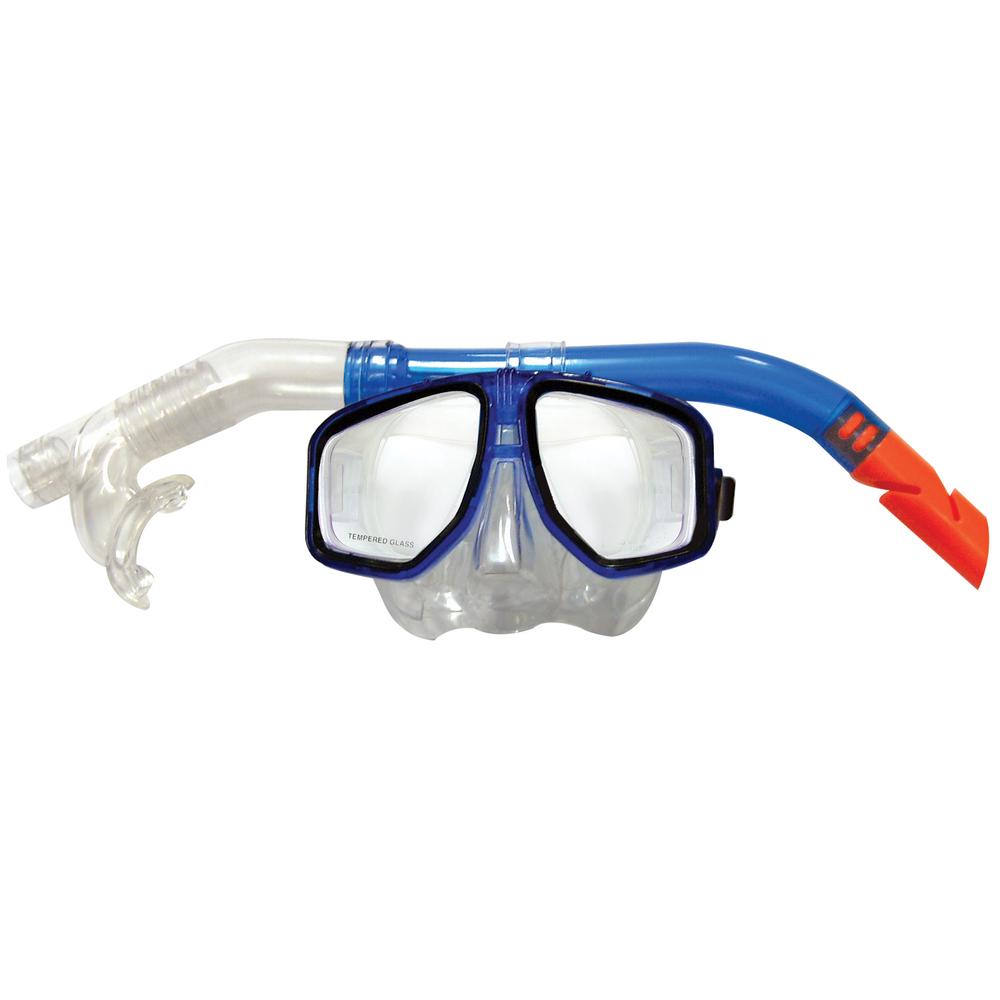 Atoll Silitex Mask & Snorkel Set (Cobalt), 9325132073045