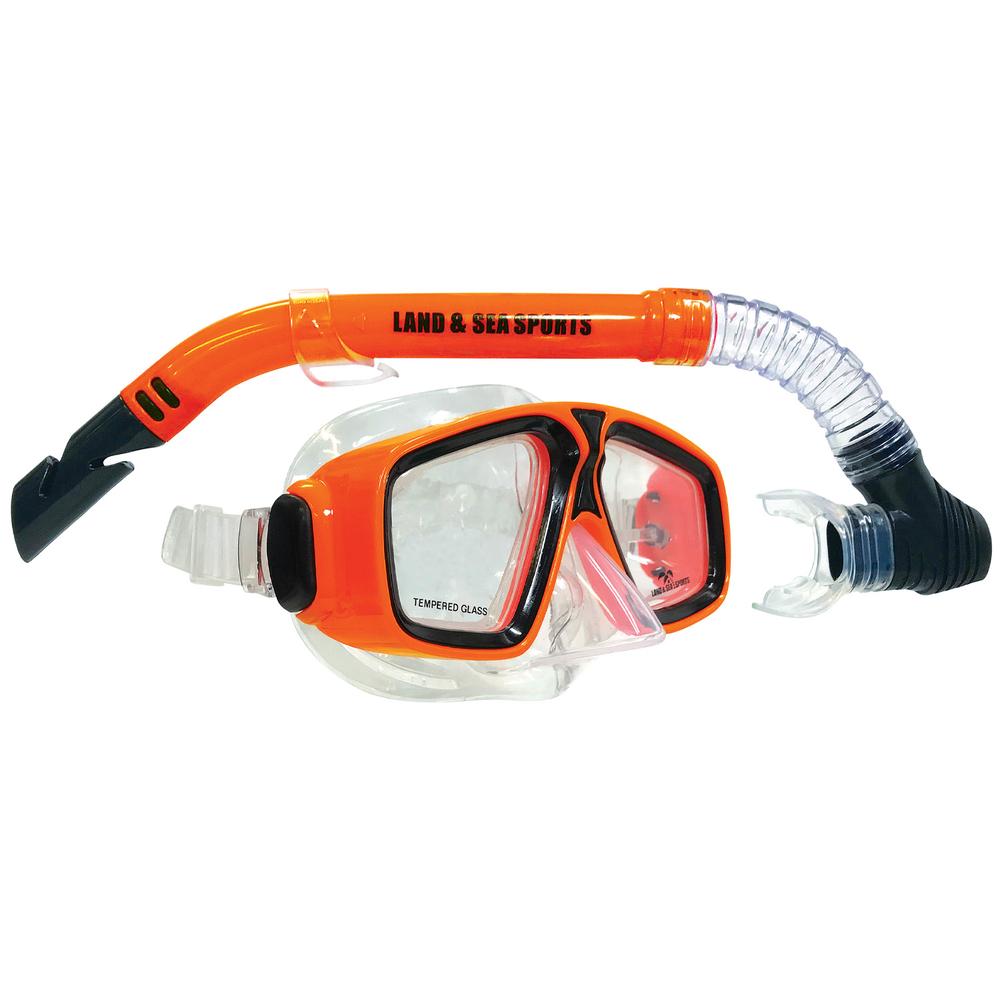 Daydream Silicone Mask & Snorkel Set (Orange), 9325132073151