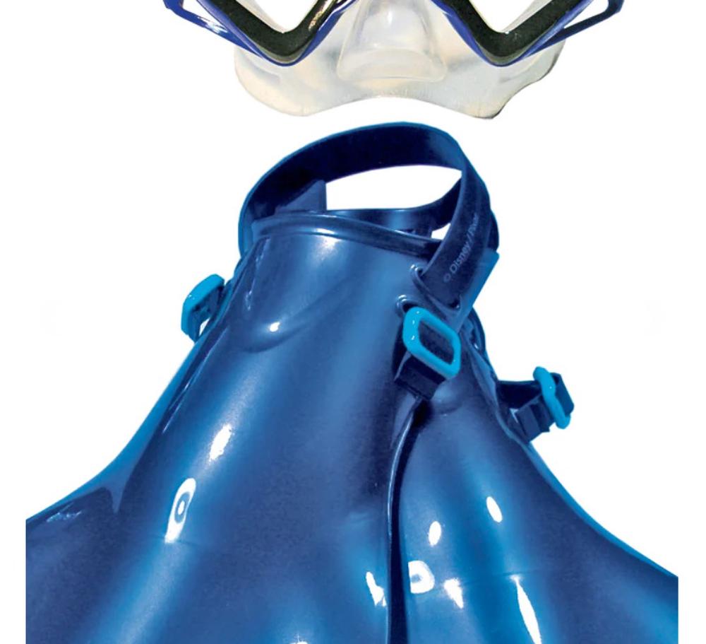 Palm Beach Kids Mask, Snorkel, Fin Set (Blue), 9325132073182