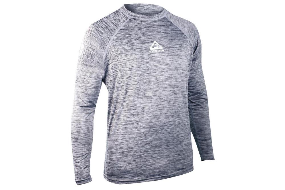 Adrenalin Surf-T Adult Long Sleeve Rash Guard (Grey) - XXL, 9325132075582