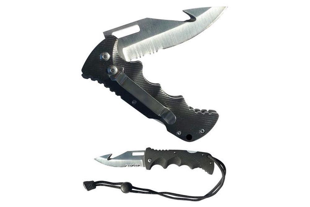 Land & Sea Adventure Folding Knife (Black), 9325132076718