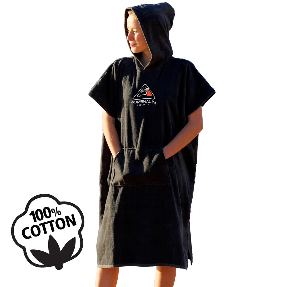 Poncho Hooded 100% Cotton Towel, 9325132077265