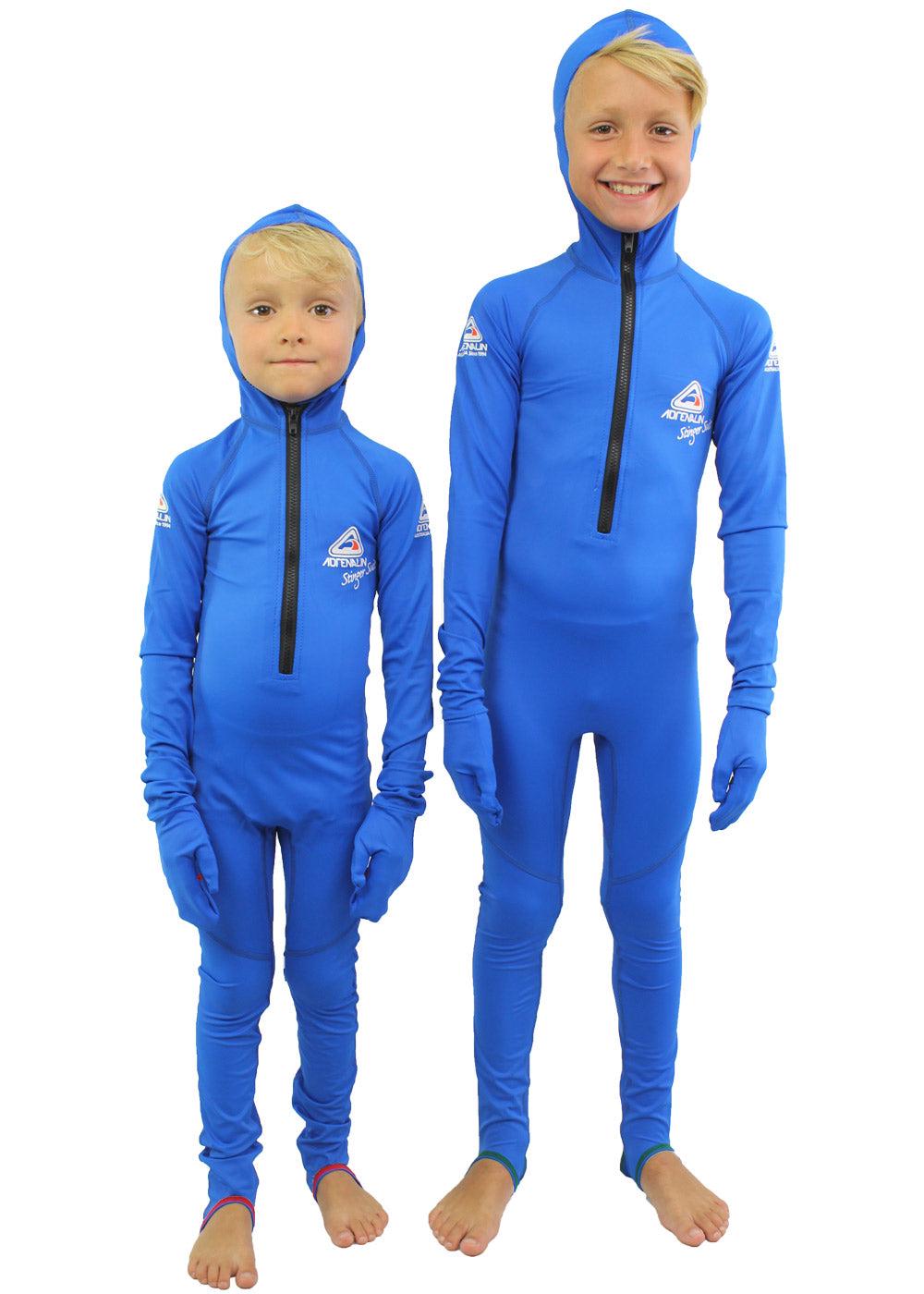 Adrenalin Junior Hooded Lycrasuit (Royal Blue) - 16, 9325132079580